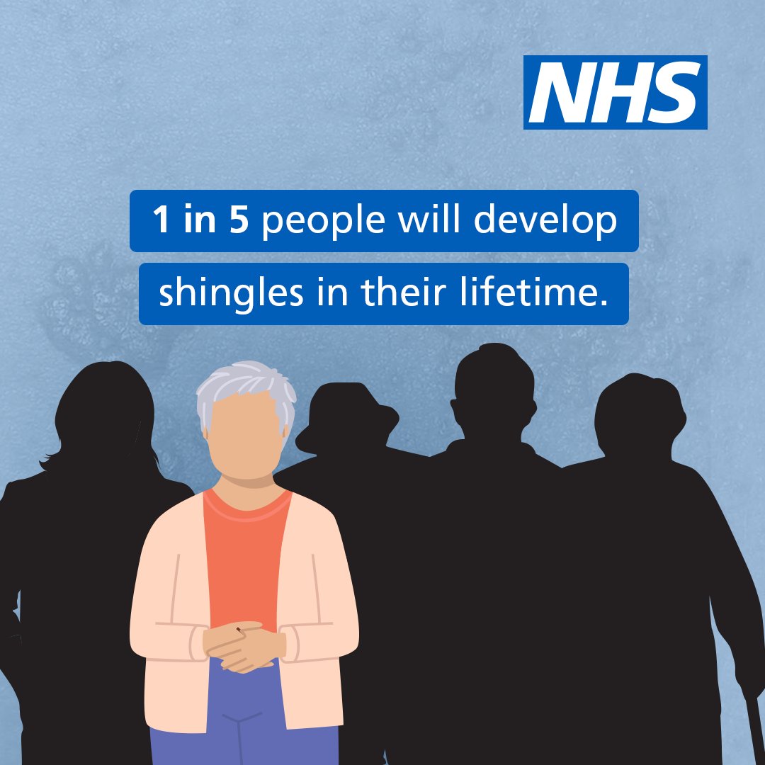 👋 #Southwark

Did you know that 1 in 5 people will get shingles in their lifetime?

If you’re turning 65 or 70, or you're over 50 &amp; severely immunosuppressed, you are eligible for a #shingles vaccination.

Protect yourself. Book at your GP practice today

#PartnershipSouthwark