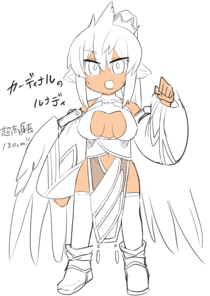 服デザをリメイクしたかったルナディちゃん
ようやく形になってきた
2枚目が元デザイン 