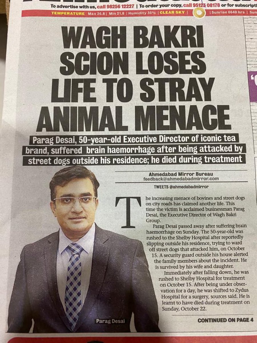 Massive Blow To Wagh Bakri As Scion Parag Desai Stumbles To An Early Demise At 49 88 Priyanka Chaturvedi🇮🇳 on X: "Parag Desai's death is tragic and was avoidable. My heartfelt condolences to his family. We really need to have a pro active policy in place to handle the