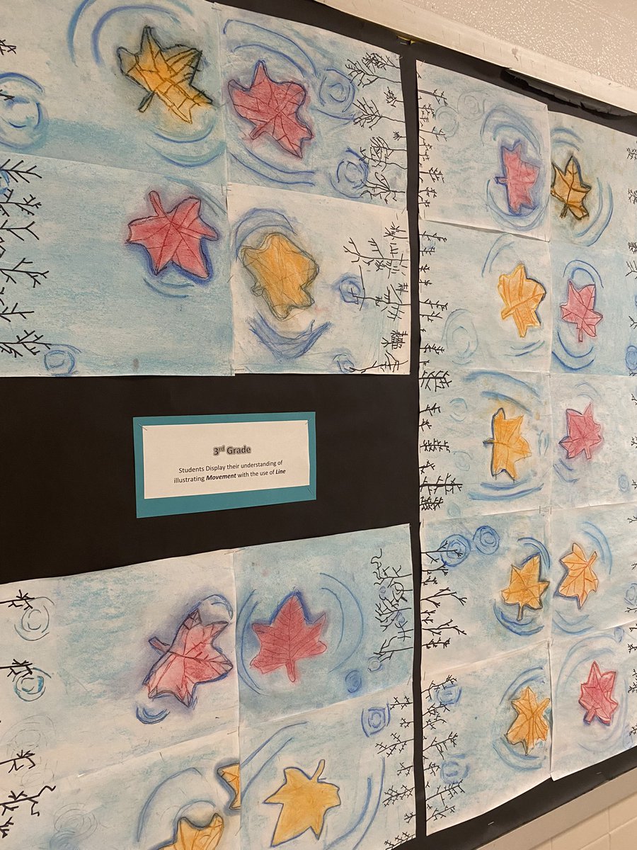 CMBpirates's tweet image. Our Students have been busy with Fall Themed Artwork …. #anchoredtogether #fallart #fcps1arts