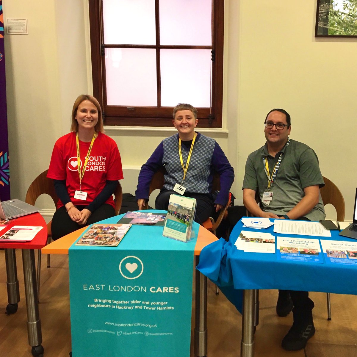 @northlondoncares @eastlondoncares and @southlondoncares were down at @dcmsgovuk volunteering fair last week! ✨ Staff get volunteering days so they can get involved in their community. Why not ask your work if they do the same and come and make some wonderful local friends!