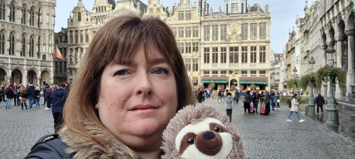 KentEastCC's tweet photo. @SfidaTheSloth and I have been checking out Brussels before we head home later today #LaSERB2B @GuidingKentEast @Guiding_LaSER @GGLaSERInt https://t.co/9hfwwYXhFw