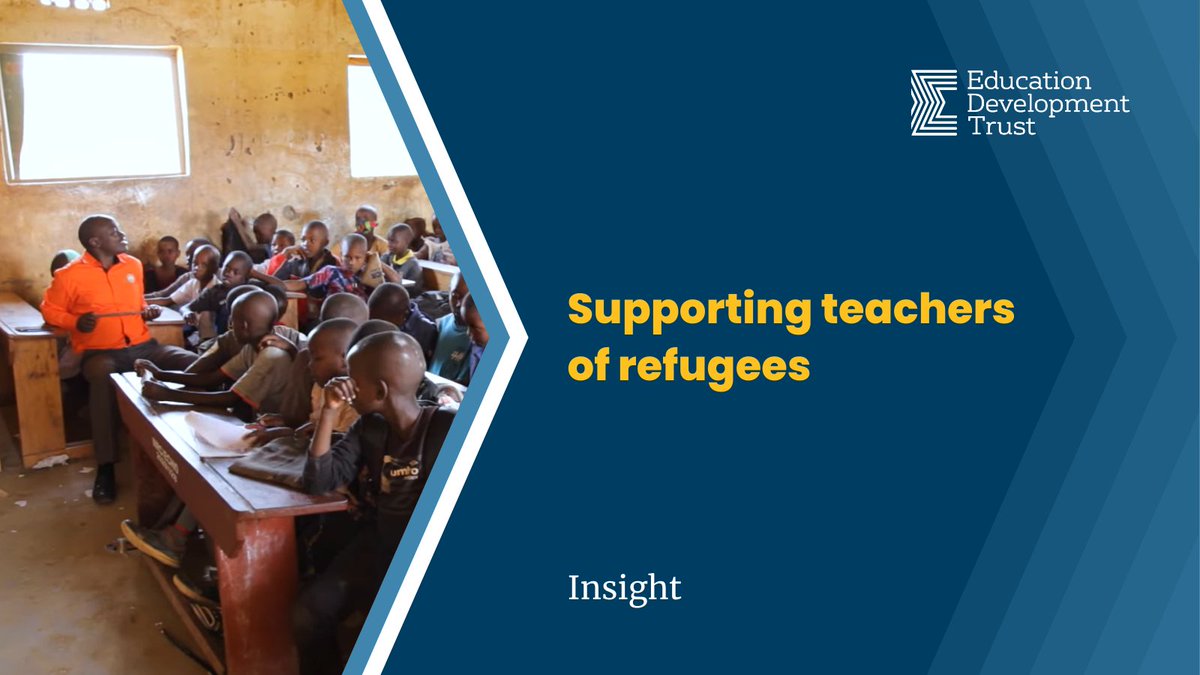 Children account for 41% of the world's over 89 million forcibly displaced people. Education is key to their life chances, so we must consider who teaches refugees, what challenges these teachers face, and what support they need. Read more: ow.ly/sK8L50PYvrH @IIEP_UNESCO