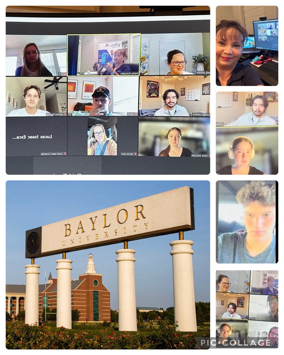 AQuity Solutions chatted with great talent at Baylor University's Virtual Information Session. Have you considered becoming a Virtual Medical Scribe? Now offering full-time and part-time employment opportunities! #virtualmedicalscribes #aquitysolutions #gapyear #bayloruniversity