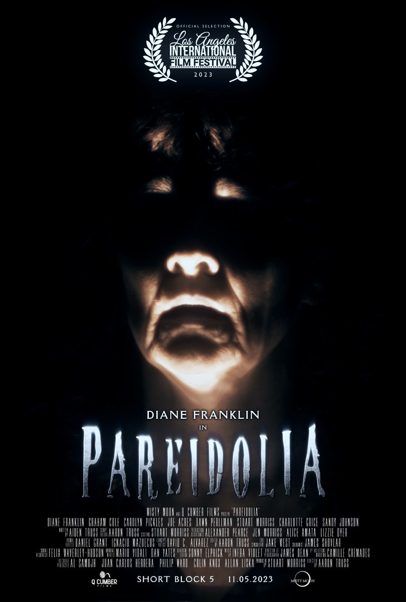 Aaron Truss (@trussaaron) on Twitter photo NEW POSTER for #Pareidolia for our 🇺🇸 premiere at #laiff on November 3rd in Santa Monica 🙌
Tickets available here:
laemmle.com/film/laiff-sho…
<a href="/DianeFranklin80/">Diane Franklin</a> herself will be in attendance with some special friends...
<a href="/MistyMoonEvents/">Misty Moon</a> 🇬🇧 🎃
#USPremiere #LosAngeles #Hollywood NEW POSTER for #Pareidolia for our 🇺🇸 premiere at #laiff on November 3rd in Santa Monica 🙌
Tickets available here:
laemmle.com/film/laiff-sho…
<a href="/DianeFranklin80/">Diane Franklin</a> herself will be in attendance with some special friends...
<a href="/MistyMoonEvents/">Misty Moon</a> 🇬🇧 🎃
#USPremiere #LosAngeles #Hollywood