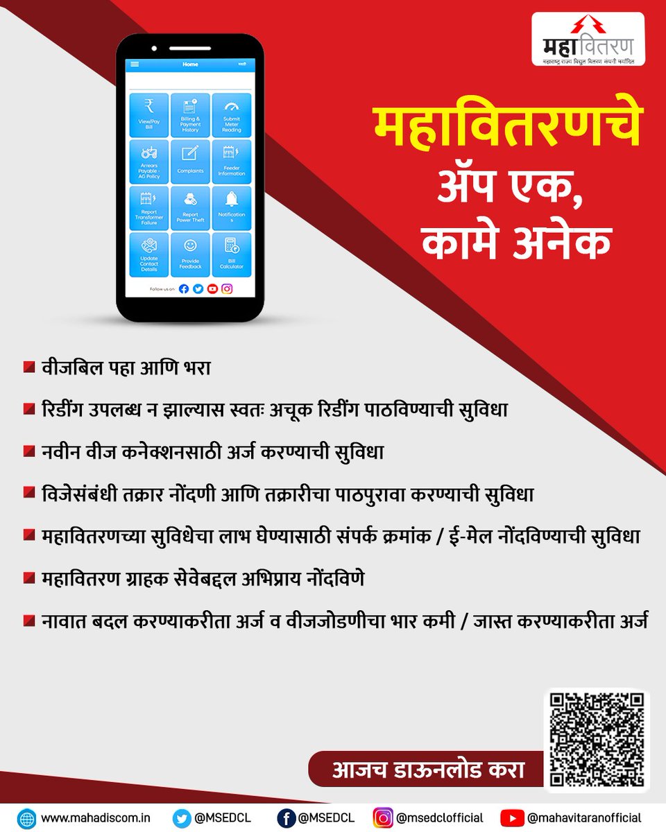 Maharashtra State Electricity Distribution Co. Ltd tweet media