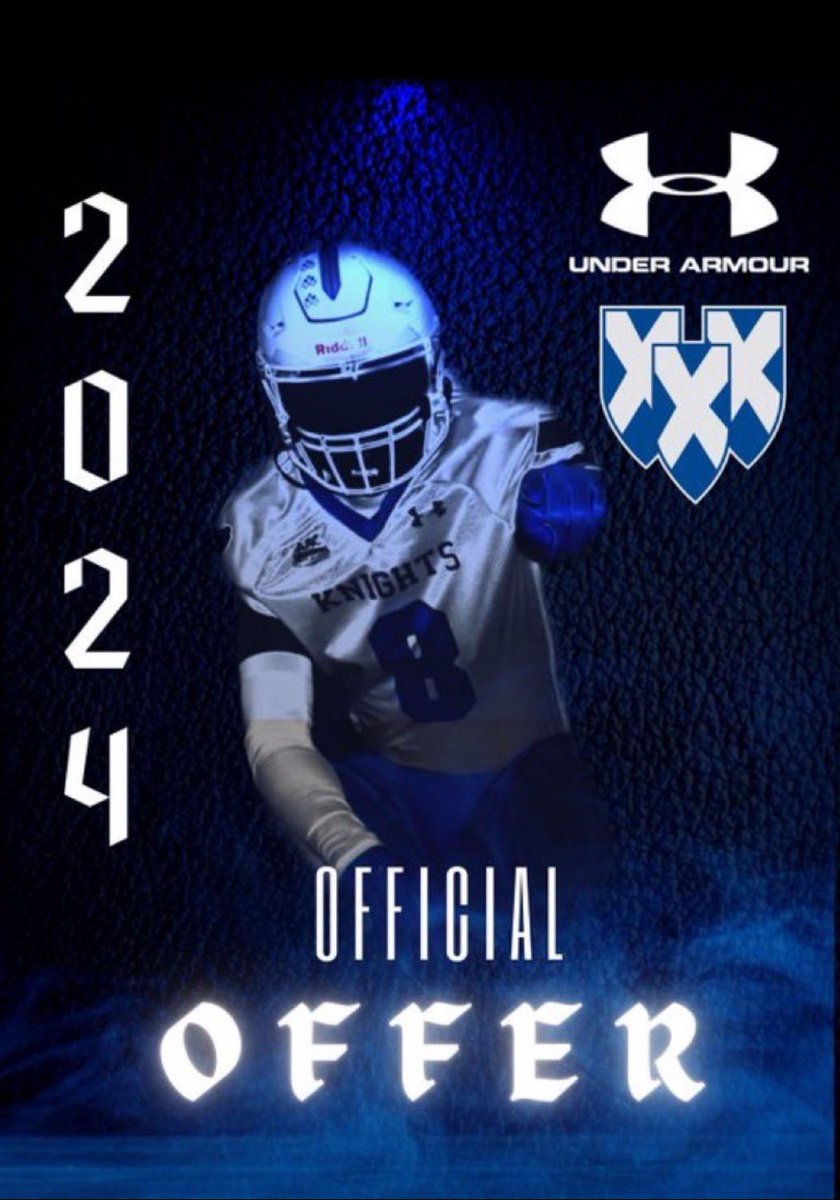 #AGTG  Blessed to receive an offer from St. Andrew’s University @rcurtin29 @SAUKnights @CwoodFootball96 @RooseveltNelso2 @Coach_PT12 @johnnywhite1977 @coach_oaks