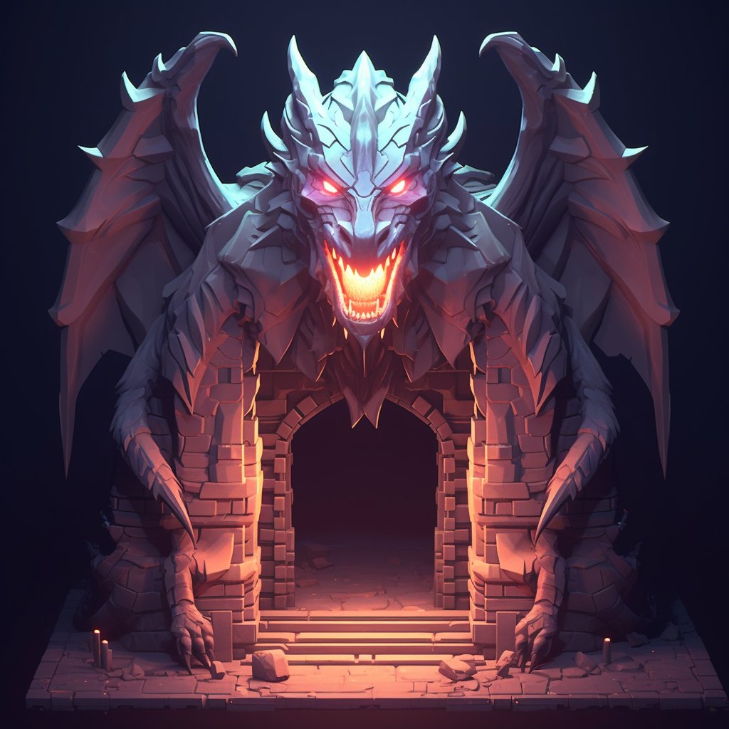 Hellish Hallway...
  
❤️ Like...  
 🔃 Repost... 
... &amp; hail for the upcoming #Dungeon world map! 
🔥 Another milestone on our roadmap...

#ChainOfLegends #Designs #UI #CLEG #NFTs #PvE #PvP #Guilds