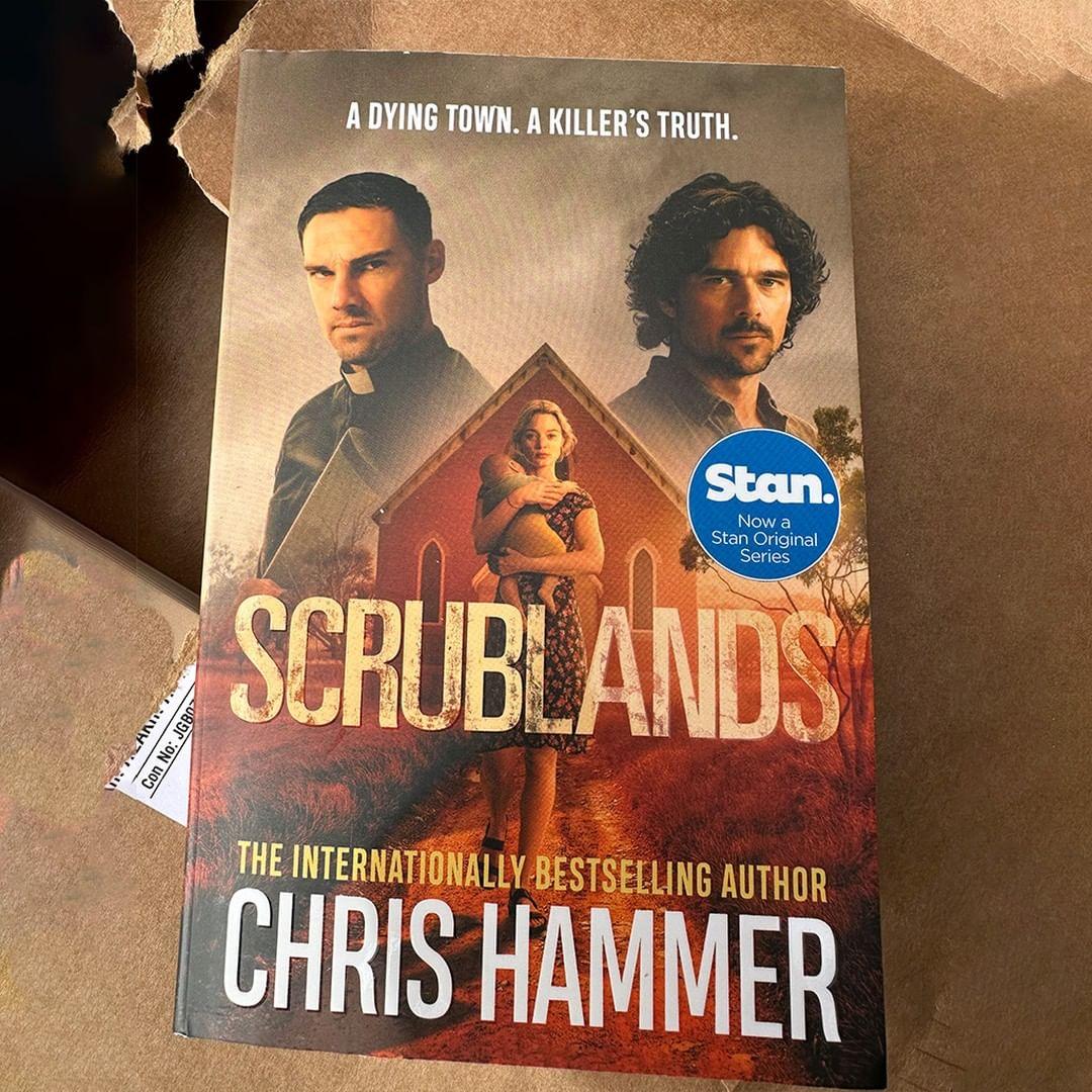From thehammernow IG
Check out the cover of the TV/Streaming tie-in edition of Scrublands. Great cover featuring members of the brilliant ensemble cast! In stores soon...
#crimefiction #ruralnoir #scrublands #stan #onlyonstan #easytiger #bbc4
#LukeArnold #JayRyan #BellaHeathcote