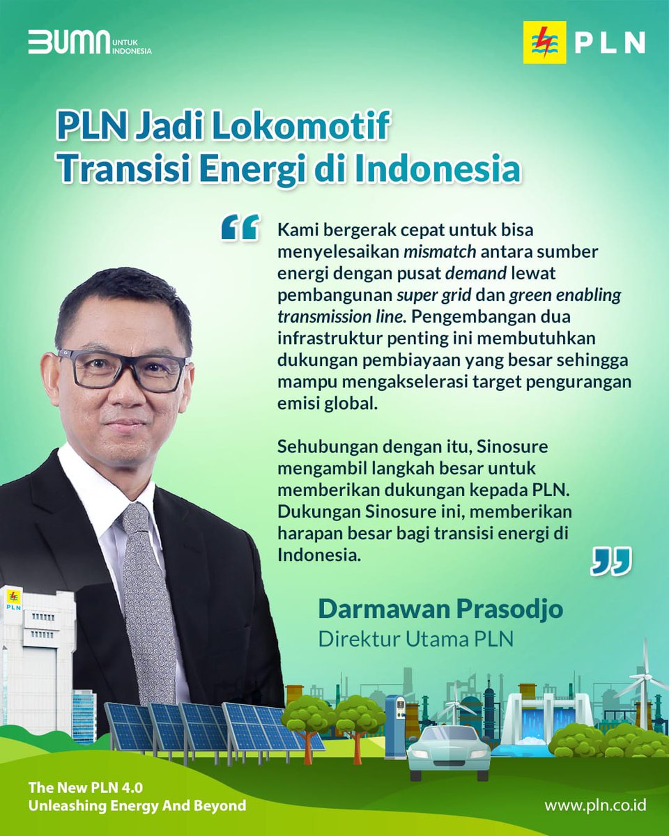 heyking_xone's tweet photo. Kerja sama PLN dengan Sinosure merupakan salah satu dari serangkaian kerja sama akselerasi transisi energi Indonesia
#PLNuntukIndonesia
#PerusahaanListrikNegara 
#DIRUTPLN
#BUMN
#erickthohir

Talk Saxy Doona Senin Afifah SHINee Underrated Chen Ningning https://t.co/HginmT2yvK