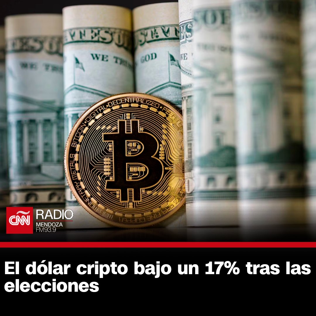Luego de la victoria de Sergio Massa en las elecciones presidenciales, el dólar cripto, el único que se mantiene activo las 24 horas del día, sufrió una caída del 17% en su valor.

Entre las 18:00 y las 22:00, el valor de esta variante del dólar paso de $1200 a los $1000 pesos.