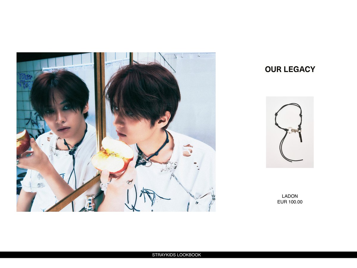 SKZLOOKBOOK's tweet photo. ✨ Stray Kids(스트레이 키즈) "樂-STAR" Teaser Image

#LEEKNOW 
NECKLACE｜Our Legacy
SNEAKERS｜New Rock

#straykidslookbook
#StrayKids #스트레이키즈 #樂_STAR #ROCK_STAR #락 #樂 #LALALALA #StrayKidsComeback #YouMakeStrayKidsStay https://t.co/AW0iNA4Dtb