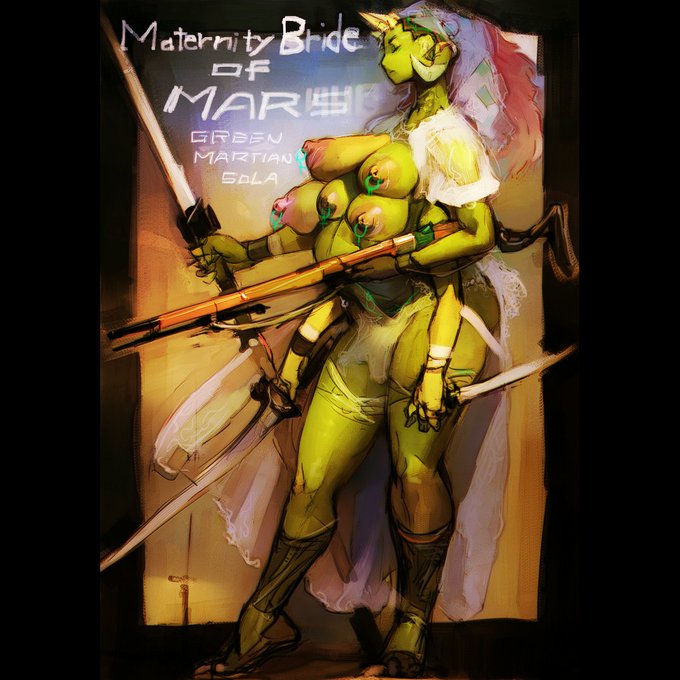 🔞複乳、複腕、クリーチャーズ 
エロテック・クリーチャーズ Vizcomでレンダーかけて元絵と合成(乗算とかオーバーレイとかで) エフェクト独特の均一性が出るけど、立体感が寄りました感じがする。つまりエロいと 