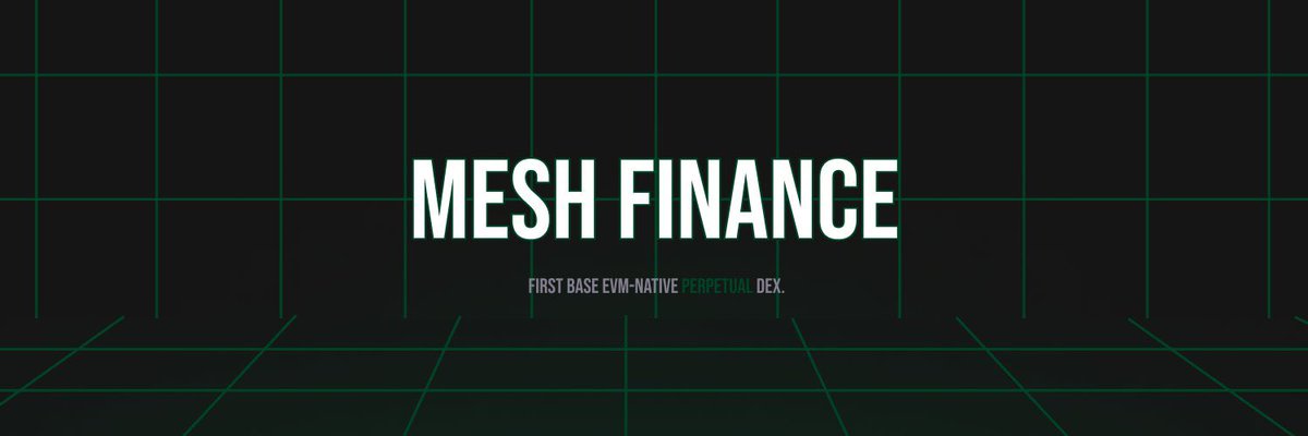 Mesh Finance tweet media