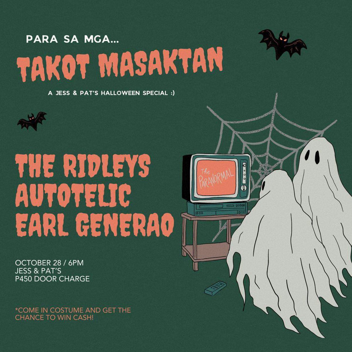 para sa mga na-ghost 👻

THE <a href="/jessxpats/">Jess & Pat's | #WeAreIndiesTOGETHER</a> HALLOWEEN SHOW! see you see youuuu