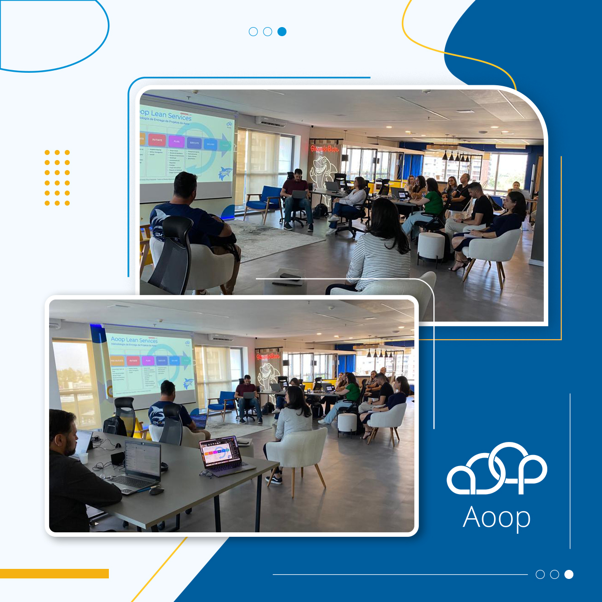 aoop_tecnologia's tweet image. Dia de Alinhamento &amp;amp; Planejamento com nossos #Aoopers do time de Delivery, com parte da equipe presencial e parte remota.

Muita troca, bate papo e aprendizado, seguido de confraternização.

#Aoop #TemQueSerFeliz #SharkTeam #EquipeDeliveryAoop