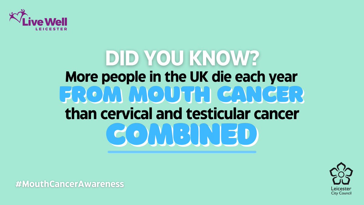 This might shock you…🤯 Mouth cancer is the 14th most common cancer in the UK. One person is diagnosed with it every hour. If you are showing signs that have persisted for more than 3 weeks, visit your doctor or GP. #MouthCancerAwareness More info: ow.ly/Vksz50PZ39h