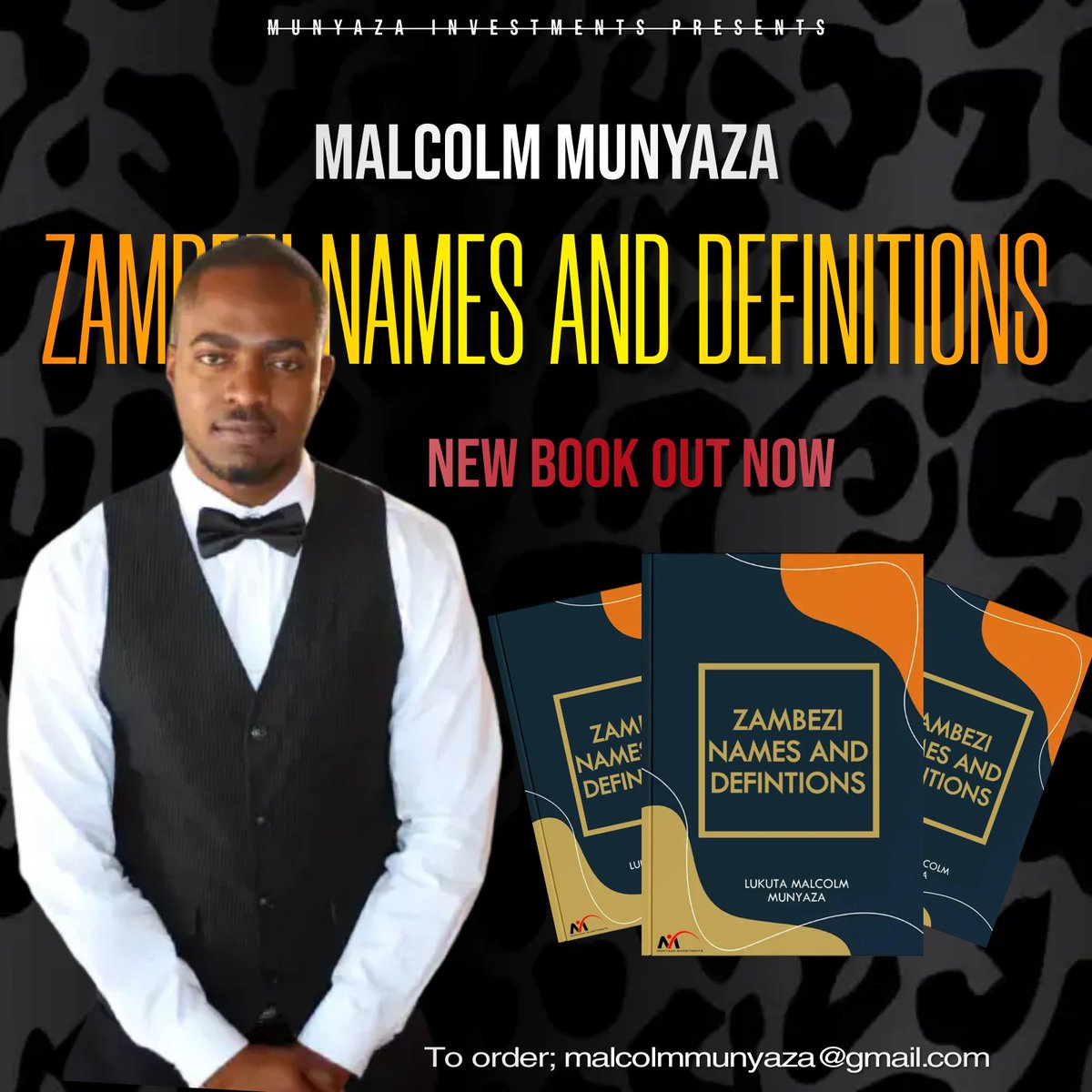MalcolmMunyaza's tweet photo. What i found most challenging when writing my book Zambezi Names And Definitions was the lack of support. People weren't interested in doing simple Interviews but we pulled through. N$99.95 gets you a copy. Enquiries: malcolmmunyaza@gmail.com #ZambeziNamesAndDefinitions #ZambeziX https://t.co/4d2T4fB36b