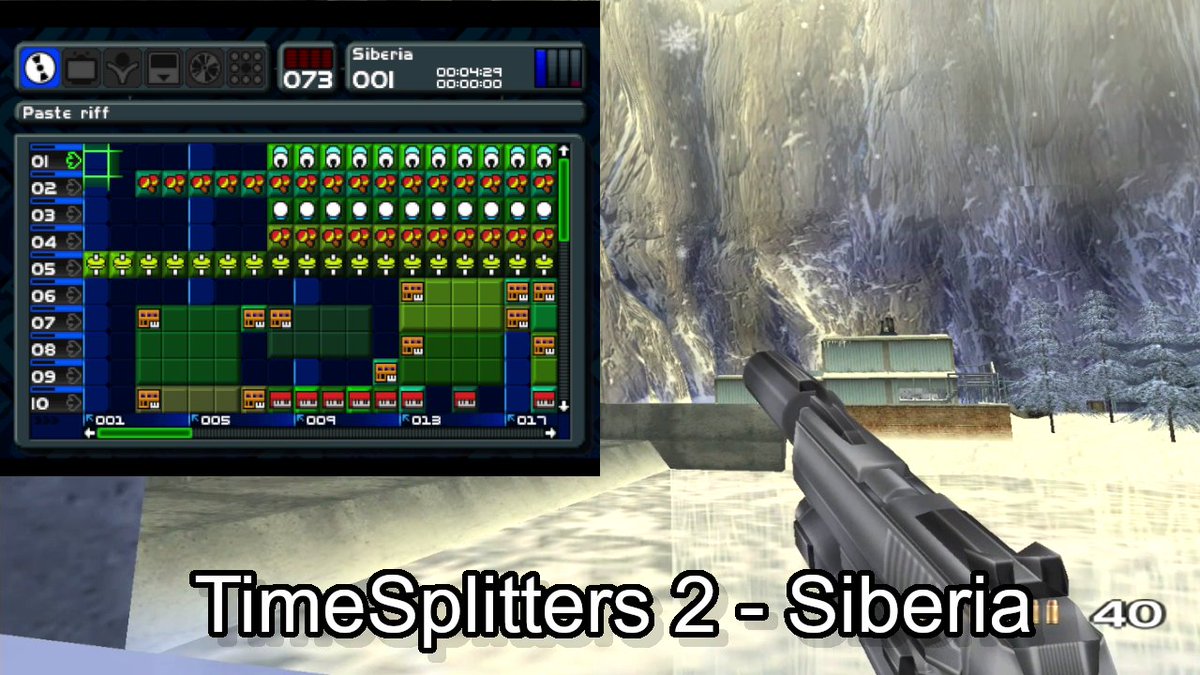RyanUKAus1's tweet photo. Challenge: Remake TimeSplitters 2's - Siberia soundtrack using PlayStation 1 music software?
I'm a huge fan of Graeme Norgate's work, so it was great fun to try and squeeze this out of the old PS1!
https://t.co/Hq2Ko0Czv5
#timesplitters #graemenorgate #music2000 https://t.co/SUdJfbUcMH