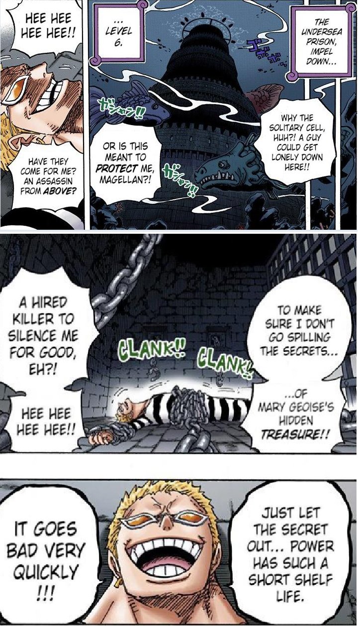 One Piece Chapter 1095 spoilers unveils the secret of God Valley