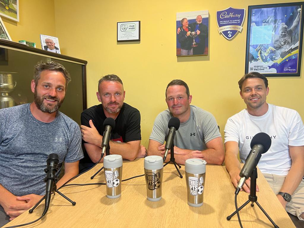 3ptspodcast's tweet photo. This week on Three Pts Please the lads meet up with close friends and former teammates Darren “Daz” O’Brien and David “Crocket” Somers to wrap up the first season of Three Pts Please. https://t.co/240cDbCVMU