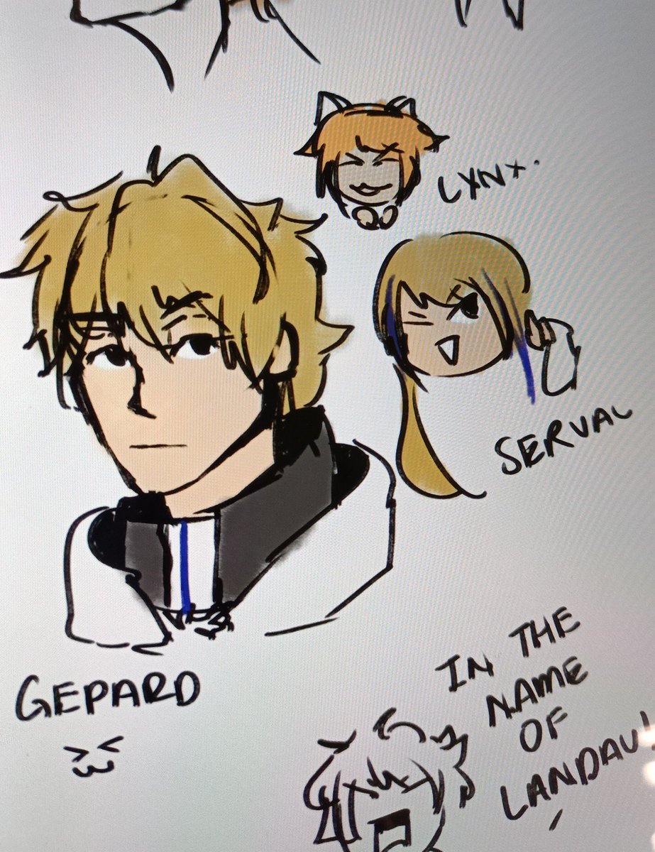 vichenarte's tweet photo. sum doodle about Landaus family 🥹🫶 https://t.co/KunkcXDZej