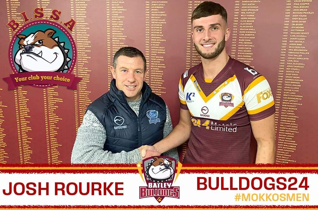 A massive welcome to josh rourke your now a bulldog all the best of luck for 2024