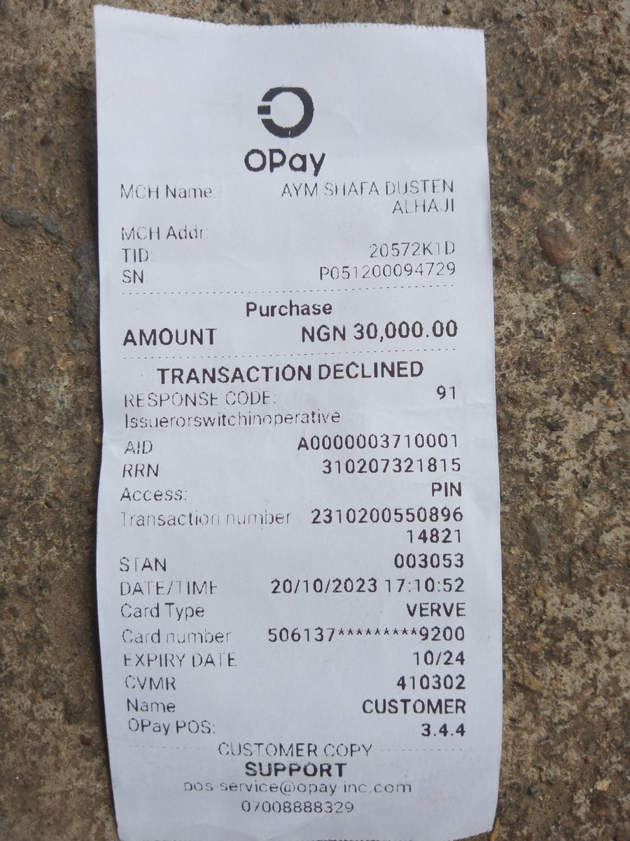 mohabioye's tweet photo. @JaizBankNG Assalamu alaikum
Good morning

I was debited 30,000 naira on my account on the 20th October 2023 when I bought some fuel at the fuel station, meanwhile the POS machine print out indicated declined and I have to use another for the transaction

Abioye Mohammed
0001924406
Jaiz bank https://t.co/Ufm6KTZUlL