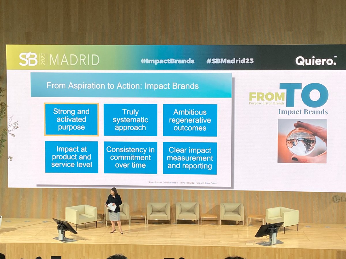 Fundamental la implicación de los consejos de administración para activar el propósito y pasar de la aspiración a la acción #SBMadrid2023 <a href="/SustainBrandsEs/">SustainableBrandsMAD</a> @SomosQuiero