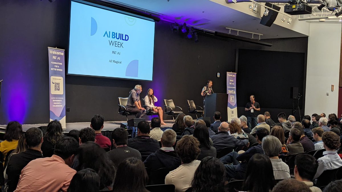 Yosun's tweet photo. Won #AIBuildWeek (!) - new biz plan for #Napkinmatic3D as an end to end software platform to enable a new creator economy #AIMagical
... and somehow i did not get to hide behind my demo onstage and even neutrally (albeit with that characteristic constructive criticism) answered the judge's odd AI IP question
https://t.co/f8wWqexXSw
#MITAI #MITAIConference
