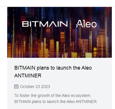 #Bitmain có kế hoạch khai thác đồng #Aleo của #AleoBlockchain, anh em Đông Lào lại chuẩn bị hốt $.

#BitcoinETF #Binance #LINK #SOL #SUI #APT 
#おばさん構文. #TheLoyalPinGrandFitting #MondayMotivation #シーグリ #目黒蓮 #インスタ開設