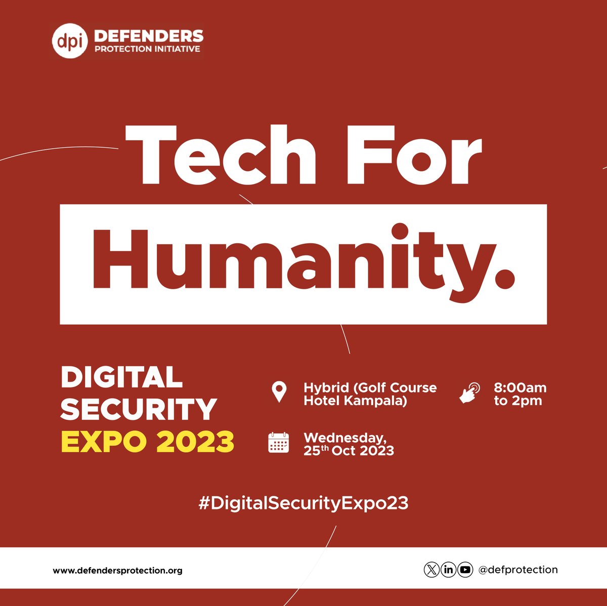 The digital world is ever-evolving, bringing new trends, innovations, and security risks. Join us at the #DigitalSecurityExpo23 to gain insights on harnessing technology to advance human rights, and fortifying your digital resilience against threats. Don't miss out!
