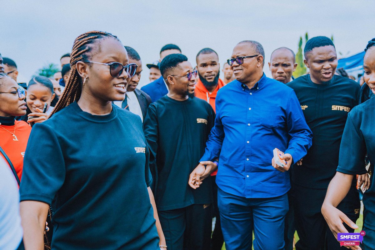 PeterObi's tweet image. Over the weekend, I took out time to interact and share moments with some Nigerian youths and technopreneurs at an event tagged SM Fest, an annual international business conference, in Owerri, Imo state Capital.