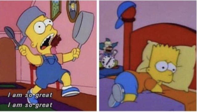 Me finding out my abstract was selected for a conference talk vs me every day since thinking I have to actually give a talk