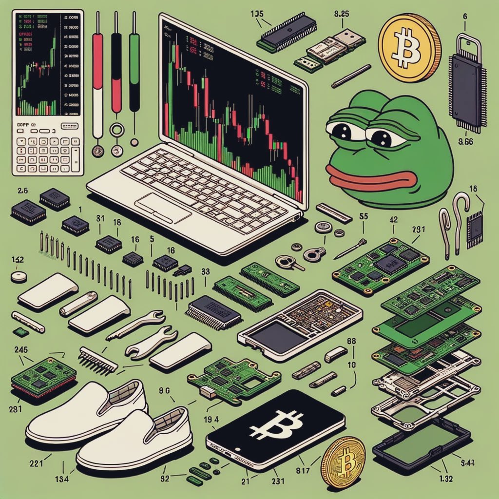 Robert___Dinero's tweet image. #schematics for assembling a contemporary #crypto investor. #feelsgoodman #BTC