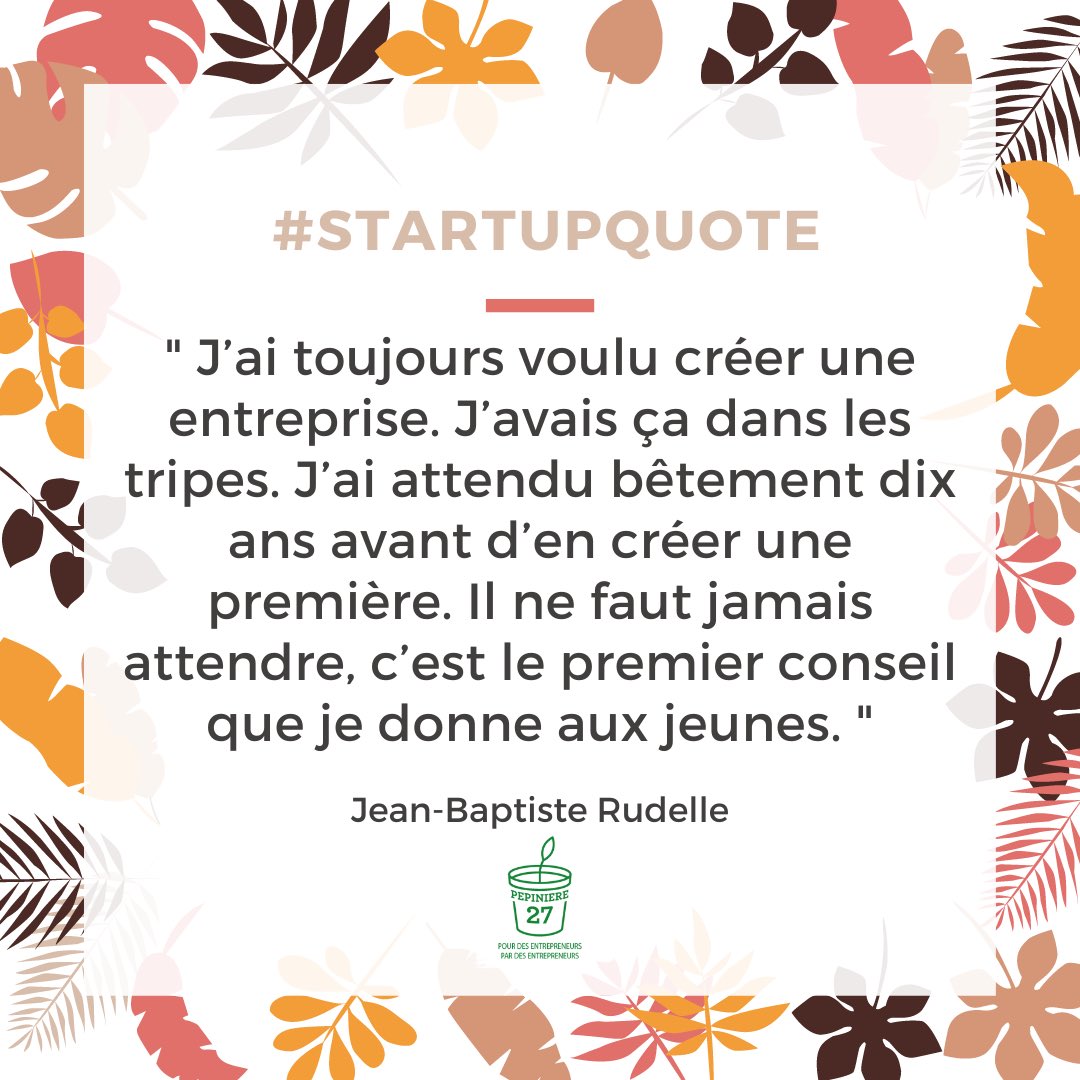 ✨[MONDAY MOTIVATION] ✨
Entrepreneurs, n’attendez pas la perfection, lancez-vous maintenant 🚀 Bon lundi à tous ✨
#motivationdulundi #motivation #paroledefondateur
#fondateur #startup #criteo #mondaymotivation #entrepreneur #citation