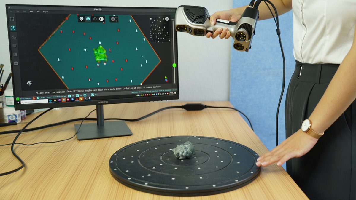 3DeVOK's tweet photo. 🦁 #iRealM3 3D scanner bridges the gap of #iReal2E to digitize objects ranging from 5 cm to 30 cm in 3D.
The software's Model Alignment function facilitates the seamless creation of a unified 3D model using multiple reference points.
#iReal3D #3dscanning #3dmodeling #alignment https://t.co/pRXPX6cCd0