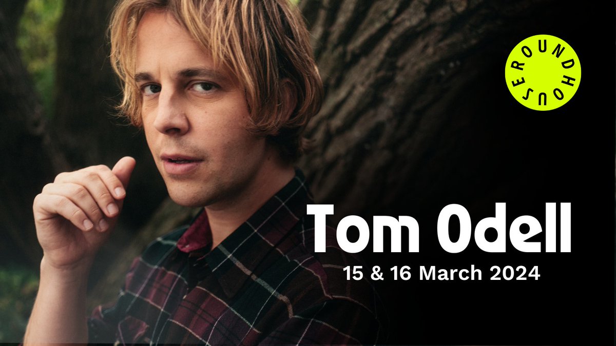 Just announced! Tom Odell is coming to Roundhouse for 2 special nights.✨ General sale on this Fri 27 October! 🎟️bit.ly/3tGXVAC