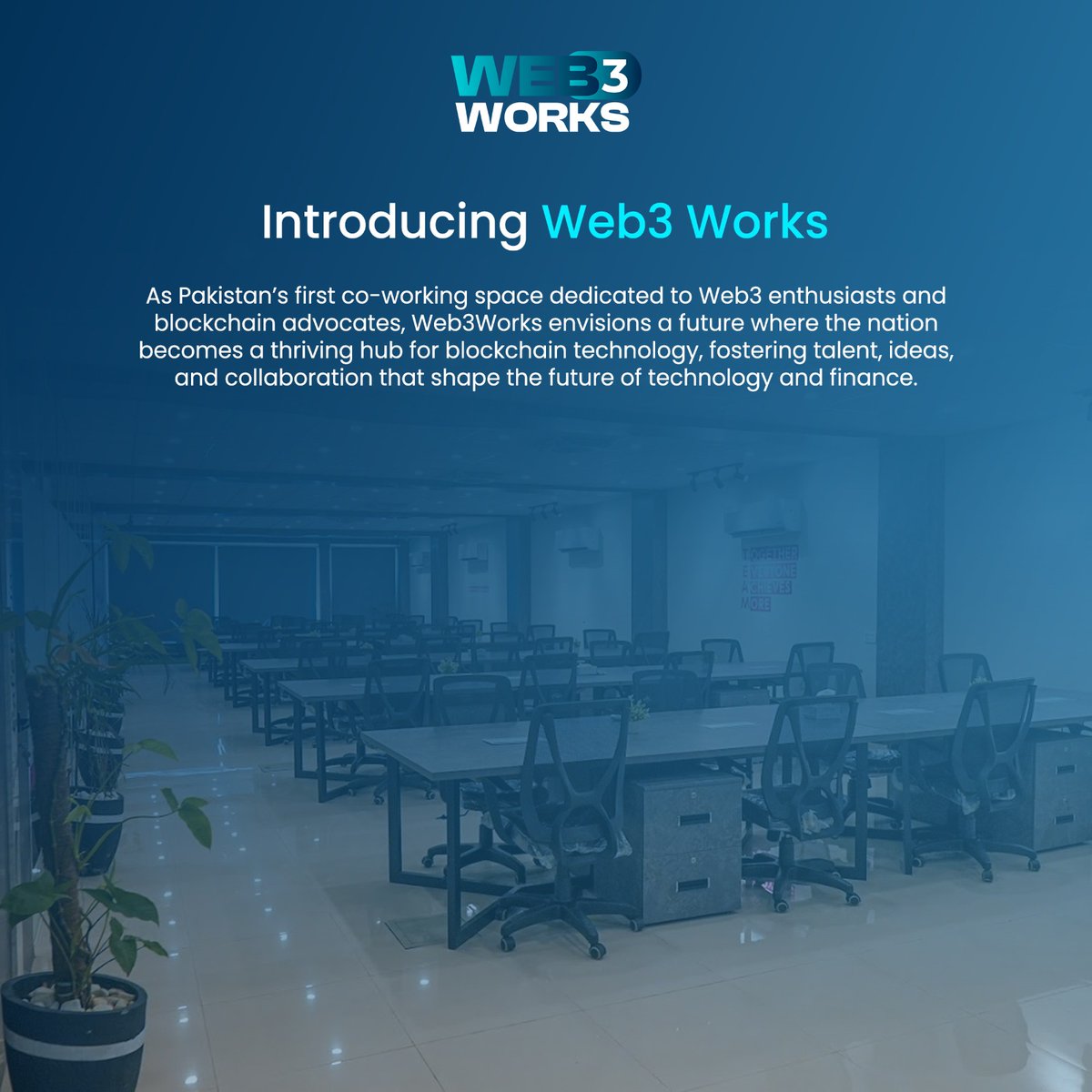 web3workspak's tweet photo. 🚀 Explore Web3 Workspaces in Pakistan! 💡 
Join us on a journey to navigate adoption, envision transformation, and empower the future. 🇵🇰🌐

Visit: https://t.co/LBkr29FUzz
Call: 0317-7672676

#Web3Works #Blockchaininnovation #coworking #web3workspak
#Web3Pakistan #Web3pak https://t.co/c5PlKSluu2
