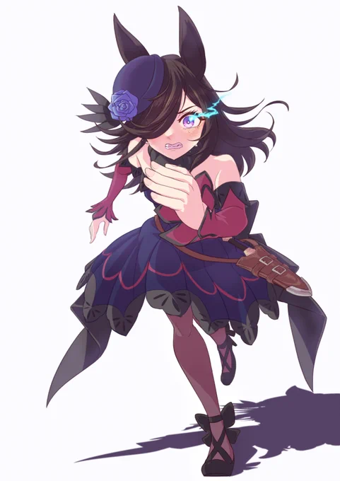 昨日の絵のライスちゃんだけのやつ ウマ娘たちのガチ顔もっと流行れ #ウマ娘 #ライスシャワー