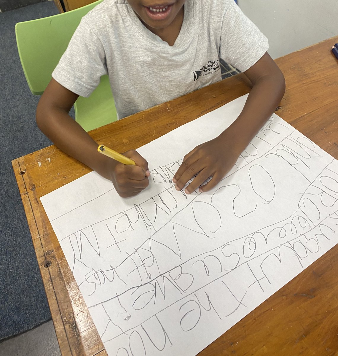 I love when my KG students get excited about writing and storytelling! We have a few authors already in class 😍! #istafricalearns #literacy #iteachkg #thinkers