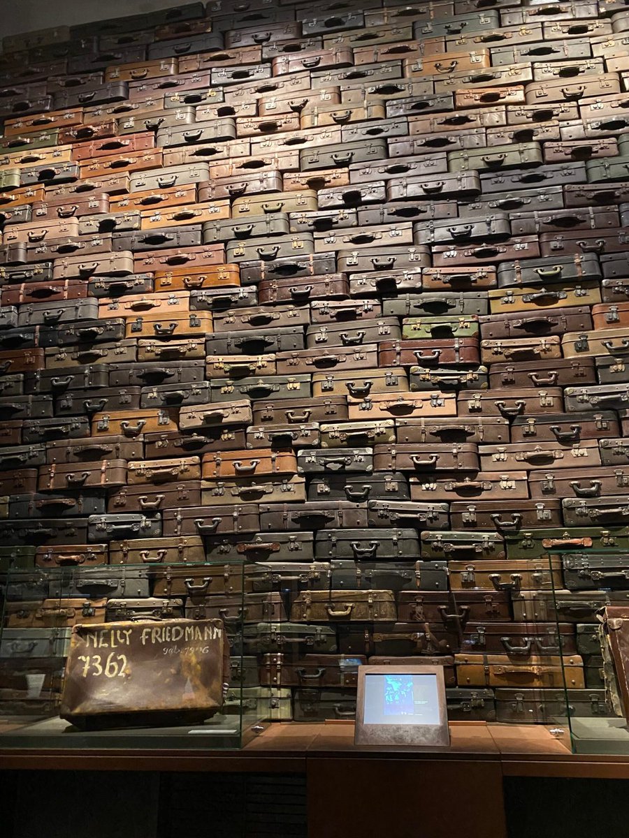 archeohistories's tweet photo. A wall of suitcases from people that were sent to concentration camps in World War II; on display in the Museum of Second World War, Gdansk, Poland.

- Subscribe for Detailed Post -

#archaeohistories https://t.co/xfChvLLUUA