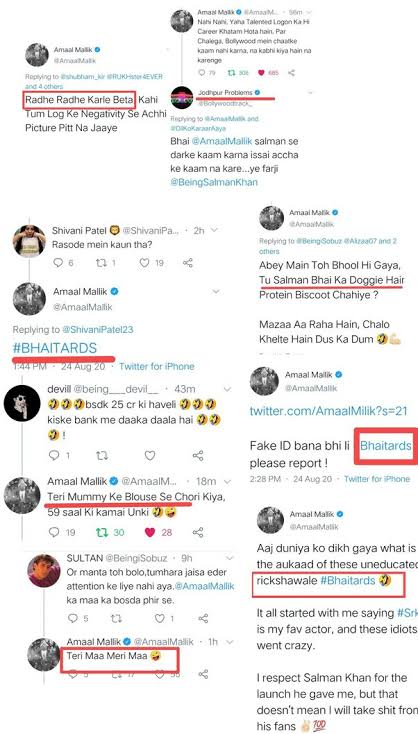 _Amit_kuntal's tweet photo. If Insulting of #Bhaitards Is An Art Then @AmaalMallik Is The Damn Fucking Artist! 

                 😅🤣 https://t.co/eTtxsfD8fa