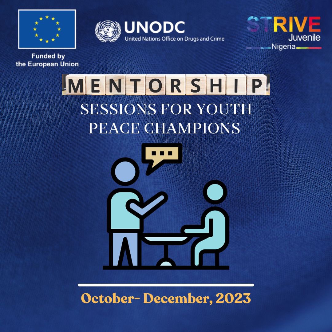 UNODC_Nigeria's tweet photo. From Oct โ Dec 2023, Youth Peace Champions #YPCs for #STRIVEJuvenile Nigeria will be mentored by top notch professionals on personal development, peacebuilding, community building and lots more.
Stay tuned for updates!ย ย
#SeeTheChild #EndVAC #NextGen4Peace https://t.co/vYglXX2rvD
