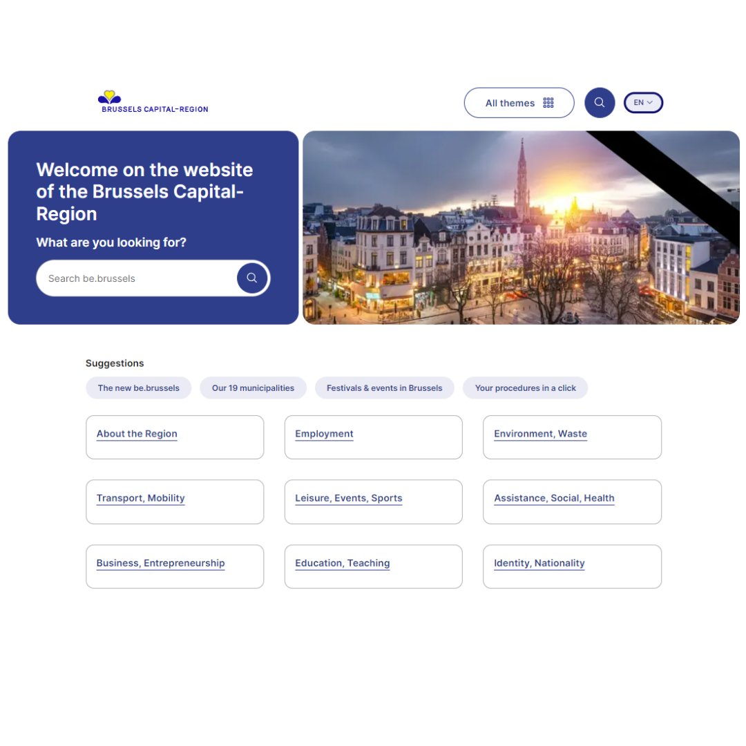 👉With the new portal be.brussels, creating a Brussels that is more modern, more efficient and tuned into user needs! 🔥

Go to be.brussels !