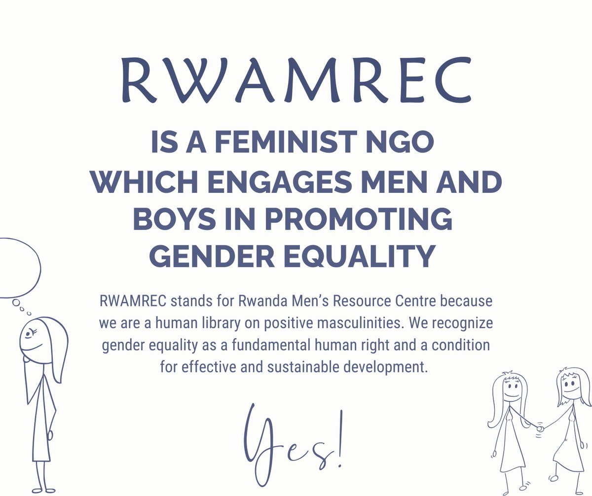 rwamrec's tweet photo. RWAMREC stands for Rwanda Men's Resource Centre. 👩🏽‍🤝‍👨🏾👩🏾‍🤝‍👨🏿👫🏽

Do you want to know more about us? 🫂♀️ ♂️⚧️

Here is what we are and what we are not ‼️👉🏿 https://t.co/rKknriTIqZ