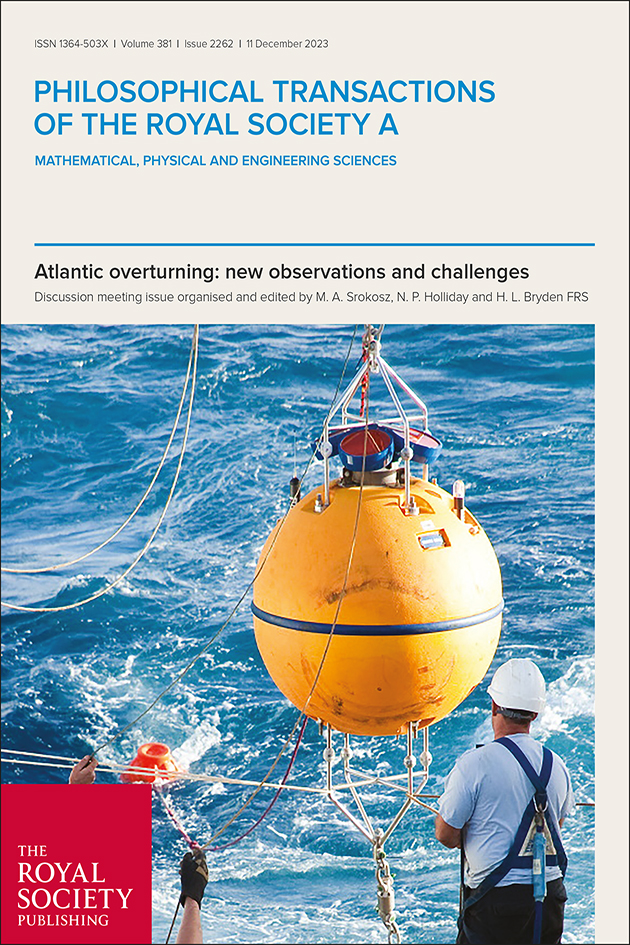 Royal Society Publishing (@rsocpublishing) on Twitter photo 📣 Published today: #PhilTransA theme issue, 'Atlantic overturning: new observations and challenges'. ow.ly/PqFc50PWrC6 @BenMoat1 <a href="/NOCnews/">National Oceanography Centre</a> <a href="/NOCmarinePhys/">NOC Marine Physics</a> @np_holliday <a href="/EleanorFrajka/">Prof Eleanor Frajka-Williams</a> <a href="/ger_the_sea/">Gerard McCarthy</a> @Leon_Chk <a href="/JonIRobson/">Jon Robson</a> #OAWeek 📣 Published today: #PhilTransA theme issue, 'Atlantic overturning: new observations and challenges'. ow.ly/PqFc50PWrC6 @BenMoat1 <a href="/NOCnews/">National Oceanography Centre</a> <a href="/NOCmarinePhys/">NOC Marine Physics</a> @np_holliday <a href="/EleanorFrajka/">Prof Eleanor Frajka-Williams</a> <a href="/ger_the_sea/">Gerard McCarthy</a> @Leon_Chk <a href="/JonIRobson/">Jon Robson</a> #OAWeek