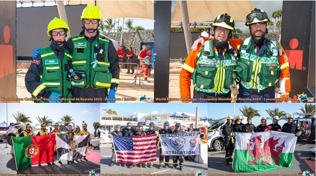 Overall winners WRC2023  Best Trauma Team
1st place London FB, UK, 2nd place RSB Oriente, Portugal, 3rd place Hampshire &amp; Isle of Wight FRS, UK and Best Extrication Team 1st place RSB Lisboa, Portugal, 2nd place MDFR Blackheart Extrication USA, 3rd place: Bridgend South Wales, UK