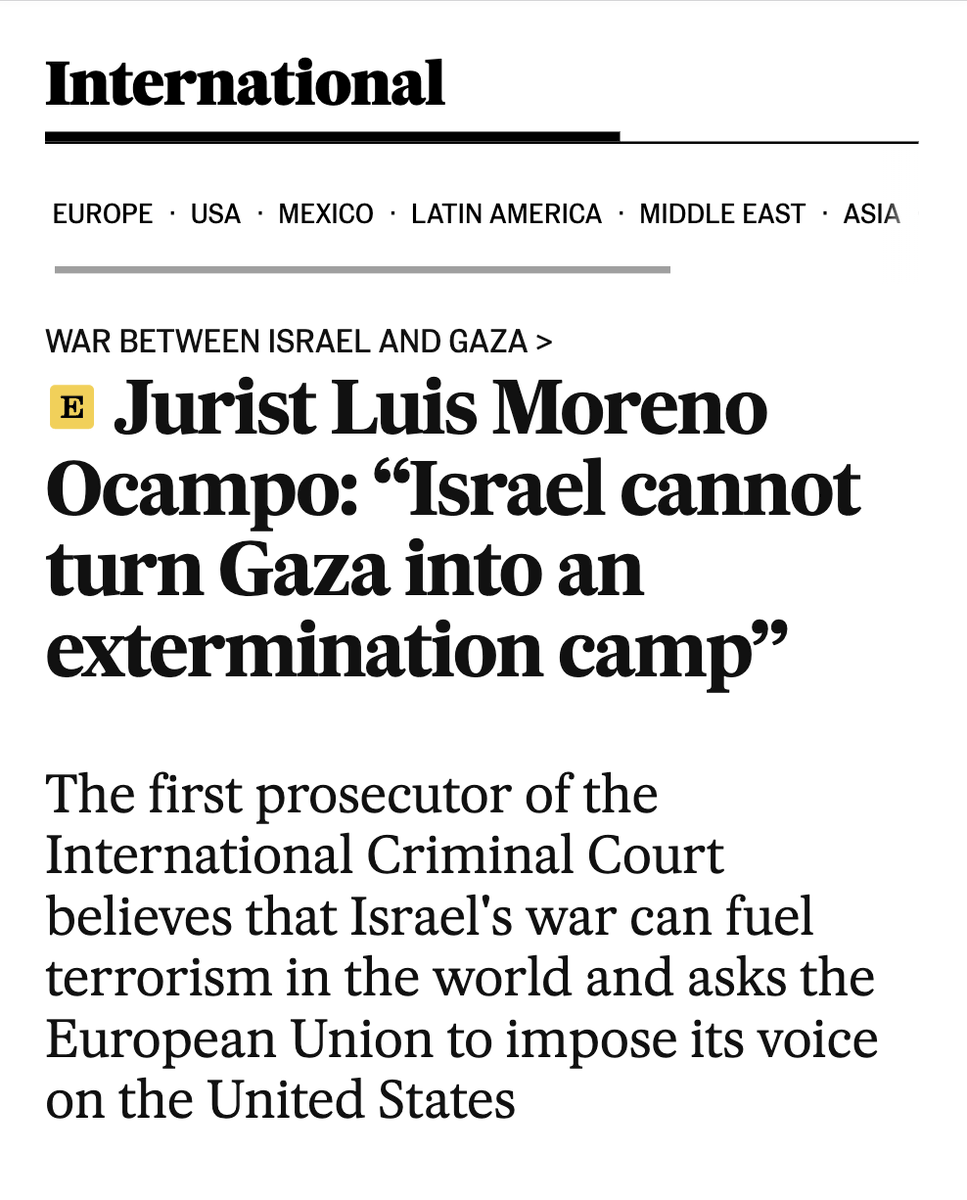 muhammadshehad2's tweet photo. “Israel cannot turn Gaza into an extermination camp”

This is NOT an leftist activist talking, this comes from the Founding Chief Prosecutor of the International Criminal Court!

Half of all residential units in Gaza have been damaged by Israeli airstrikes! Entire areas wiped out https://t.co/QSKxvLrwf9