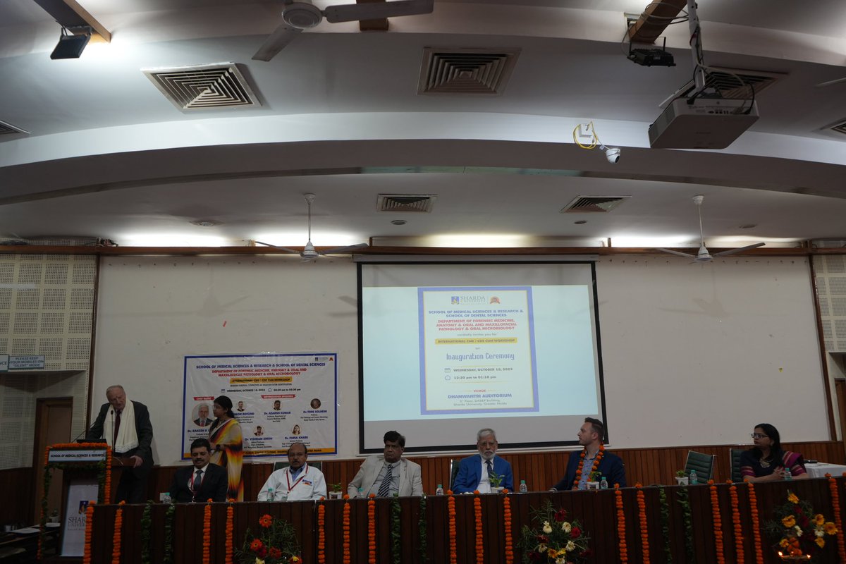 GoreaRK's tweet photo. Thanks to Sharda University, Dr  Parul Sinha and Dr Pooja Rastogi for Giving me the opportunity to participate in their conference as the Chief guest and share my views and learn from the stalwarts in DVI Dr Adarsh Kumar, Dr Parul Sinha, Dr Simon, Hungary and Dr Tore from Norway. https://t.co/aq7xu7xsIA